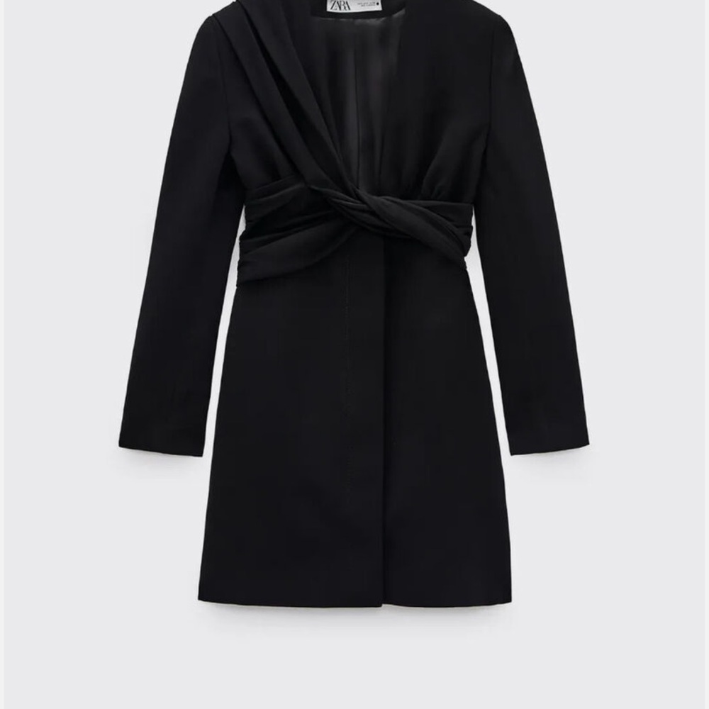 Zara Men’s Jacket Inspired Black Dress